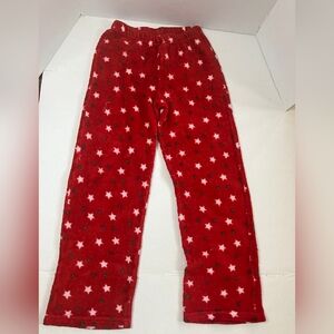 Kids Red Star Fleece Pajama Pants